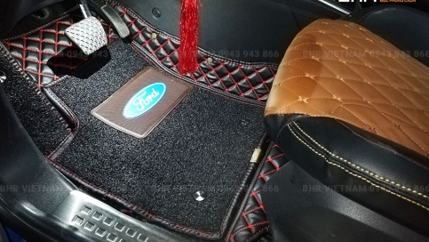 Thảm lót sàn ô tô 5D 6D Ford Fiesta: Xưởng may thủ công gia truyền, Bảo hành tới 5 năm